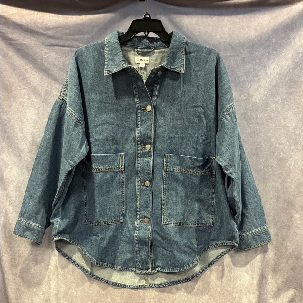 The Drop “Pilar” Denim Shacket